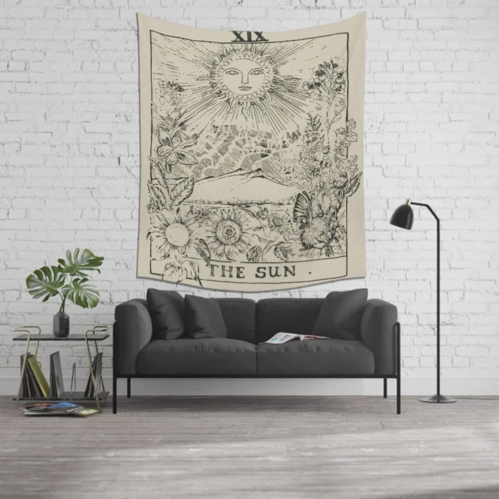 1 Ps Chic Elegant Divination Sun Star Moon Printed Witchcraft Decorative Hippie Mandala Macrame Bohemian Wall Hanging Tapestry
1 Ps Chic Elegant Divination Sun Star Moon Printed Witchcraft Decorative Hippie Mandala Macrame Bohemian Wall Hanging Tapestry