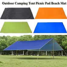4 tamanho toldo sun shelter praia acampamento ao ar livre do jardim sun toldo dossel pára-sol rede chuva mosca lona tenda sombra à prova dwaterproof água(China)