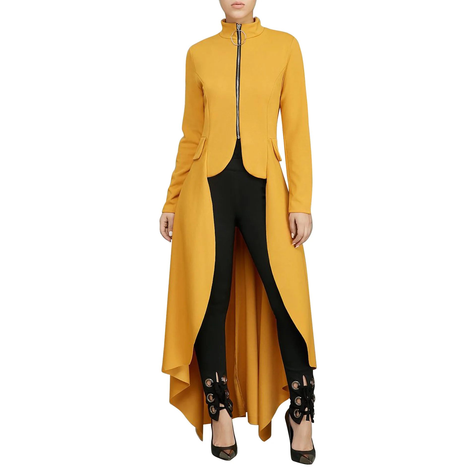 Lguc.H Unique Long Dress Women 2019 Long Sleeve Irregular Dress Autumn Winter Trendy Dress Yellow Black Red Zipper Maxi Dress S
Lguc.H Unique Long Dress Women 2019 Long Sleeve Irregular Dress Autumn Winter Trendy Dress Yellow Black Red Zipper Maxi Dress S