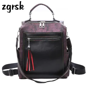 Large Women Vintage Leather Backpack Hand School Bags For Teenage Famous Brand Pu Backpack Female Tassel Shoulder Bag Mochila
Large Women Vintage Leather Backpack Hand School Bags For Teenage Famous Brand Pu Backpack Female Tassel Shoulder Bag Mochila