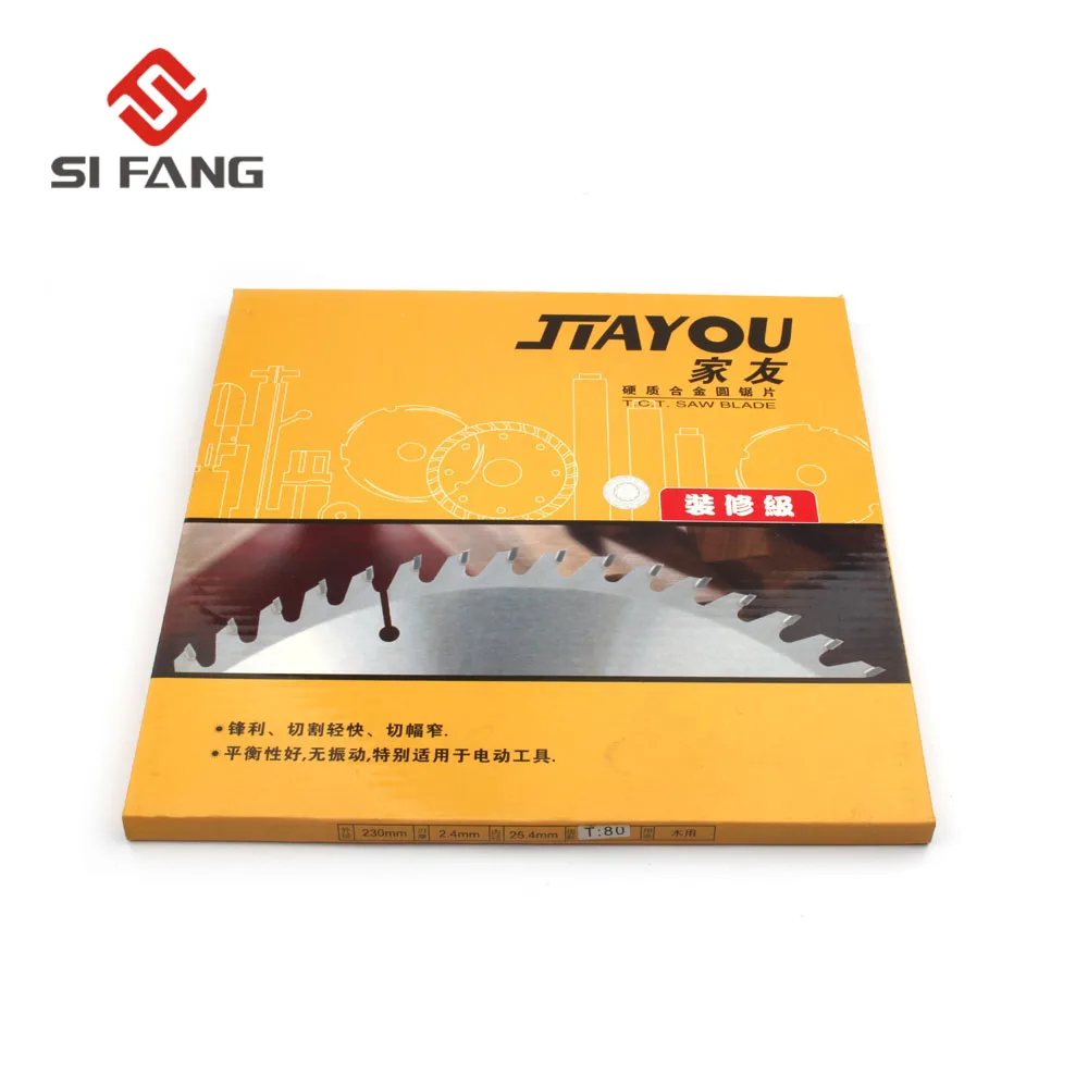 Si Fang 9" 80 Teeth Woodworking Circular Saw Blade Rotary Tool Metal Cutter Power Tool Carbide Tipped Woodworking Cutting Blade
Si Fang 9" 80 Teeth Woodworking Circular Saw Blade Rotary Tool Metal Cutter Power Tool Carbide Tipped Woodworking Cutting Blade