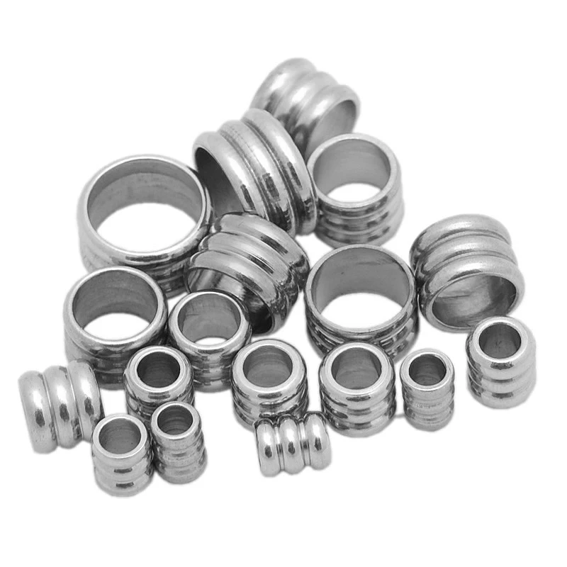 20pcs Stainless Steel Big Hole Spacer Beads Ring Inner hole 2 3 4 5 6 mm for DIY Jewelry Beads Craft Bracelet Necklace Findings
20pcs Stainless Steel Big Hole Spacer Beads Ring Inner hole 2 3 4 5 6 mm for DIY Jewelry Beads Craft Bracelet Necklace Findings