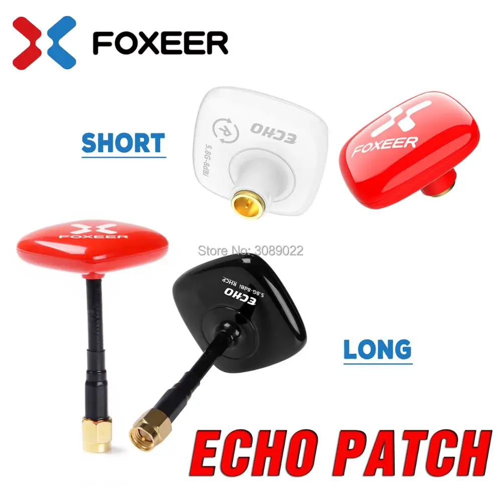 Foxeer Echo Patch Antenna / Echo Cable Version 8Dbi SMA Antenna FPV Antenna compatible Receiver for FPV Fatshark Video glasses
Foxeer Echo Patch Antenna / Echo Cable Version 8Dbi SMA Antenna FPV Antenna compatible Receiver for FPV Fatshark Video glasses