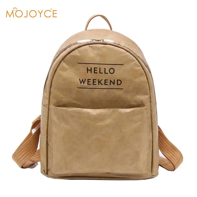 Designer Washable Kraft Paper Female Backpack Women School Bag Women Schoolbags Casual Waterproof Travel Shoulder Bag
Designer Washable Kraft Paper Female Backpack Women School Bag Women Schoolbags Casual Waterproof Travel Shoulder Bag