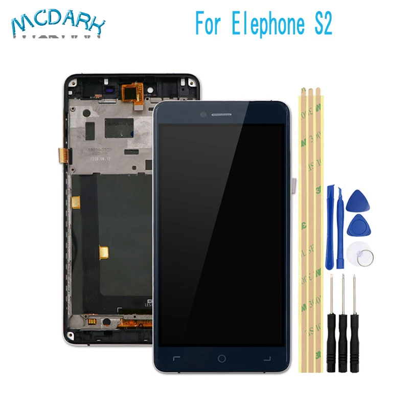 Mcdark 5.0 inch For Elephone S2 LCD Display + Touch screen +Frame Digitizer Assembly Replacement +Tools
Mcdark 5.0 inch For Elephone S2 LCD Display + Touch screen +Frame Digitizer Assembly Replacement +Tools