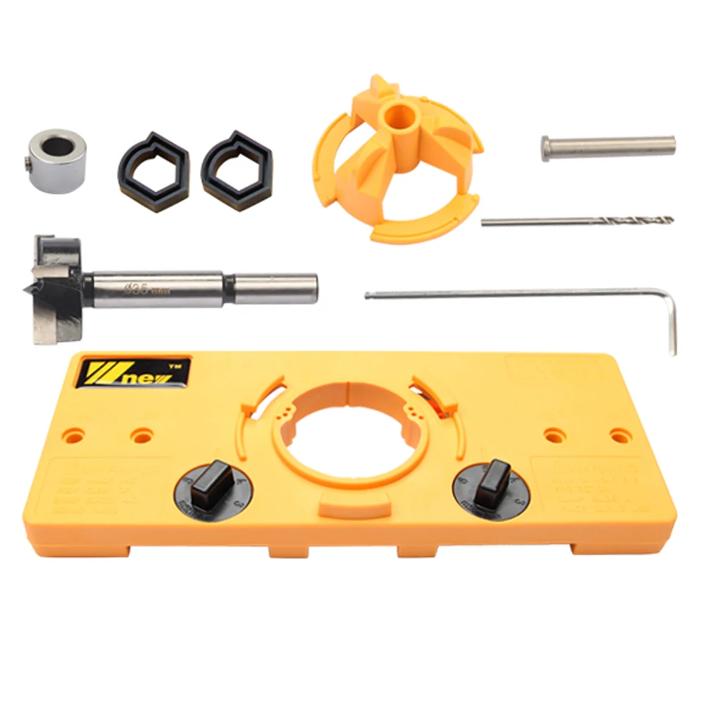 35mm Wood Drill Bits Hinge Hole Saw Jig Drilling Guide Locator Hole Opener Door Cabinets DIY Tool for Woodworking Tools
35mm Wood Drill Bits Hinge Hole Saw Jig Drilling Guide Locator Hole Opener Door Cabinets DIY Tool for Woodworking Tools