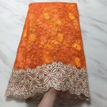 2019 New Arrival African Tulle Lace Fabric 5 yards French Flowers Net Lace Fabric With beads For Nigeria Wedding dress
2019 New Arrival African Tulle Lace Fabric 5 yards French Flowers Net Lace Fabric With beads For Nigeria Wedding dress