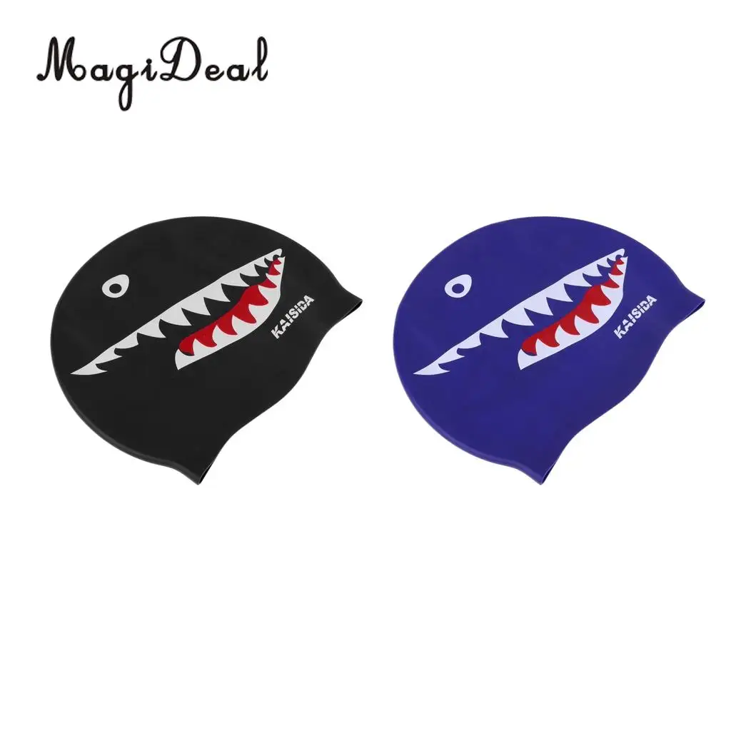 MagiDeal Durable Silicone Swimming Caps Men Women Cartoon Shark Swimming Hat Flexible Stretch Ear Wrap Bathing Swim Pool Cap
MagiDeal Durable Silicone Swimming Caps Men Women Cartoon Shark Swimming Hat Flexible Stretch Ear Wrap Bathing Swim Pool Cap