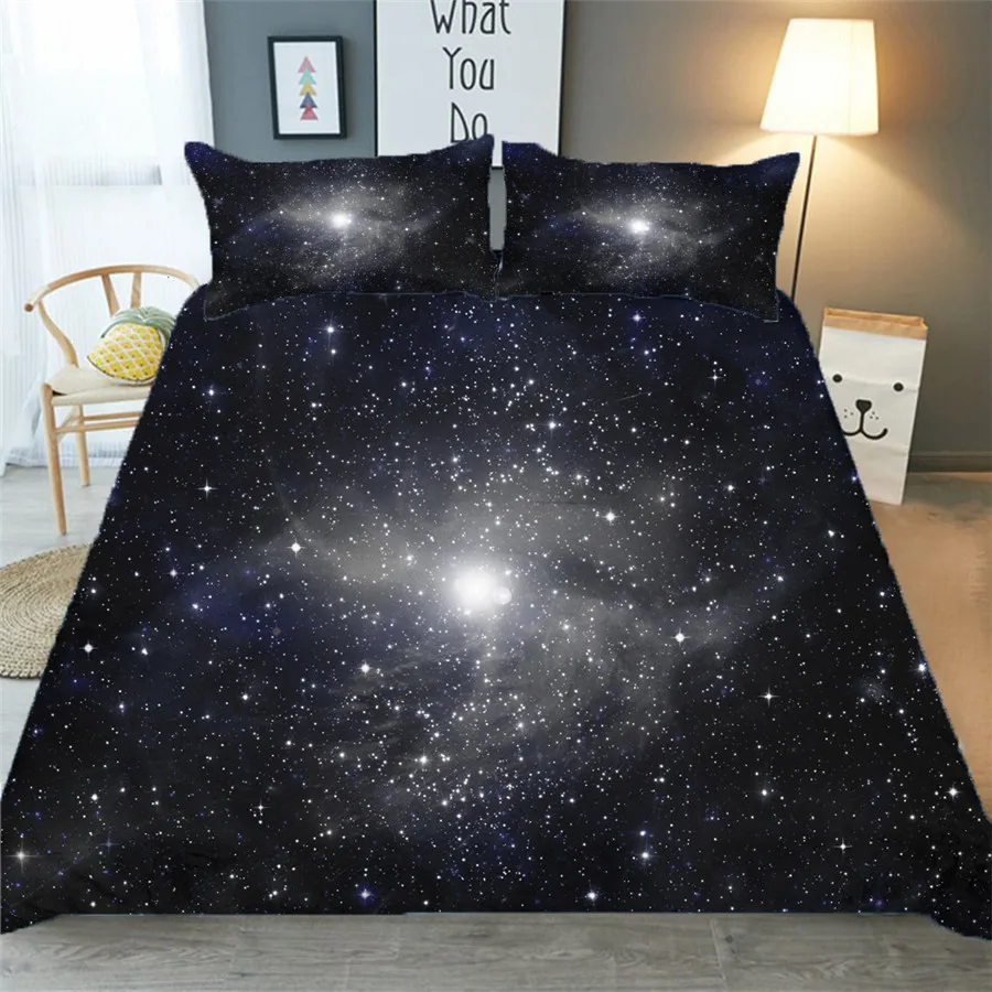 Bedding Set 3D Printed Duvet Cover Bed Set Starry Galaxy Home Textiles for Adults Bedclothes with Pillowcase #XK02
Bedding Set 3D Printed Duvet Cover Bed Set Starry Galaxy Home Textiles for Adults Bedclothes with Pillowcase #XK02