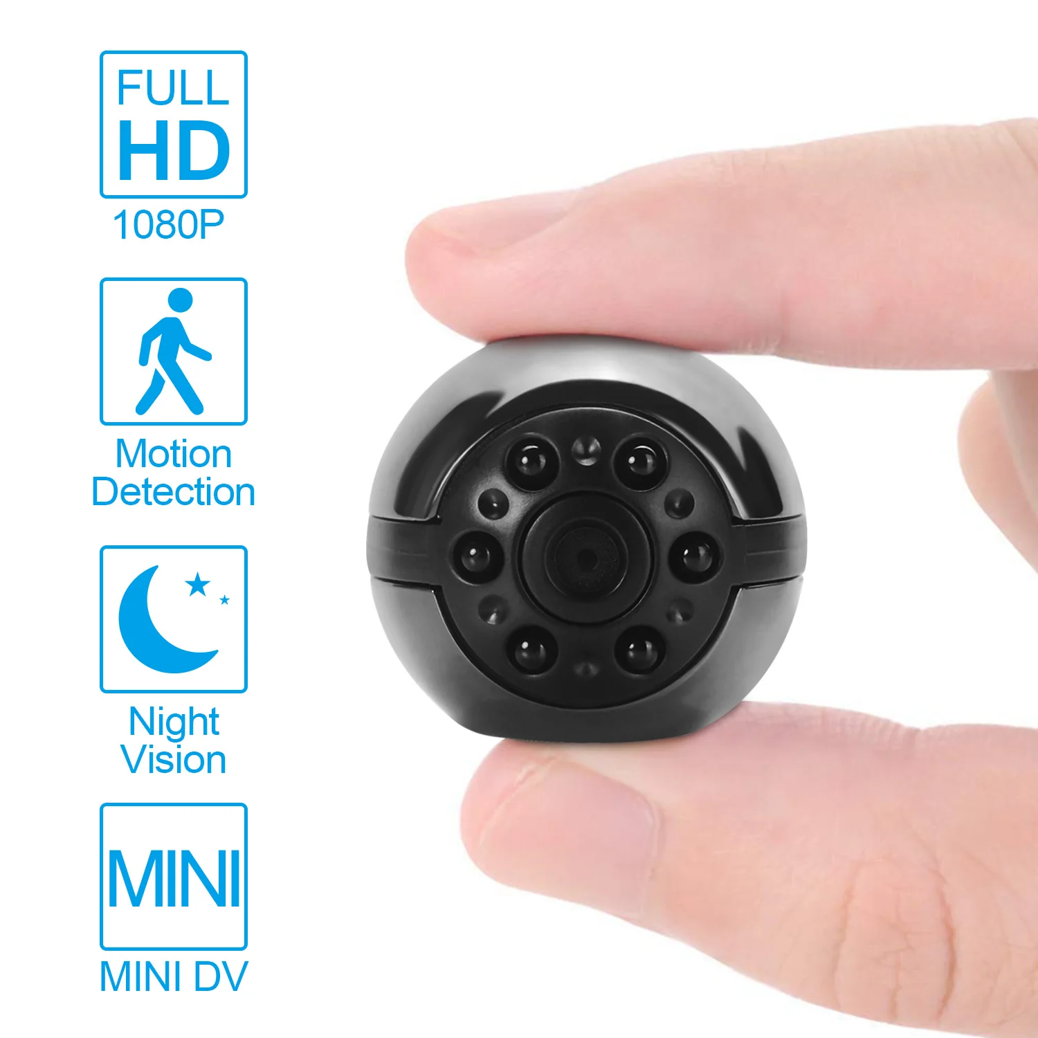 Mini DVR Camera HD Camcorder 1080P Night Vision Video Recorder Camera Micro DVR Cam Infrared Night Vision Motion Detection
Mini DVR Camera HD Camcorder 1080P Night Vision Video Recorder Camera Micro DVR Cam Infrared Night Vision Motion Detection