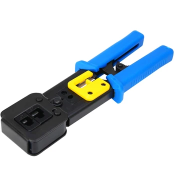 1pc RJ11 RJ45 6P 8P Network Pliers Tools Multi-function Cable Cutter Piercing Crystal Head Crimping Dual-purpose Pliers Clamp
1pc RJ11 RJ45 6P 8P Network Pliers Tools Multi-function Cable Cutter Piercing Crystal Head Crimping Dual-purpose Pliers Clamp