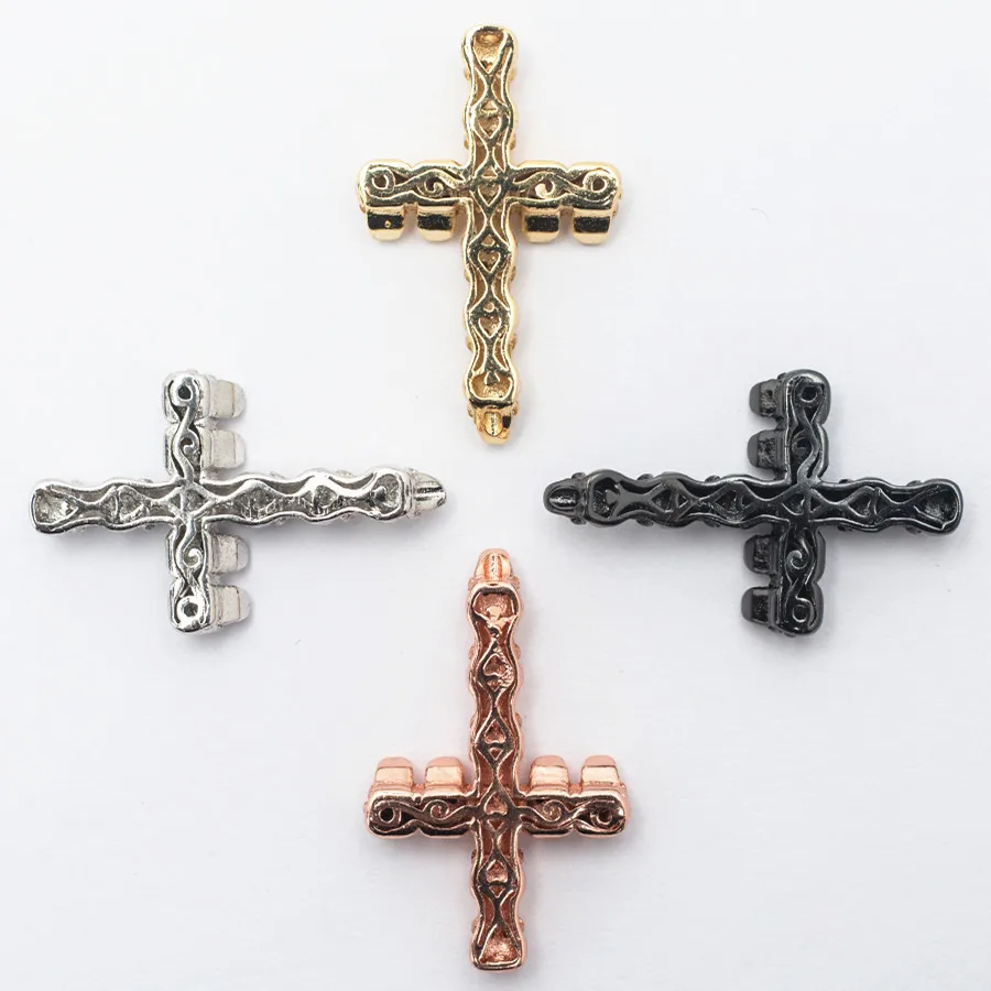 34.9*22.4mm High Quality Cross Copper Creative Accessories Connector Diy Bracelet Necklace Making Skull Stitching Hole Finding
34.9*22.4mm High Quality Cross Copper Creative Accessories Connector Diy Bracelet Necklace Making Skull Stitching Hole Finding