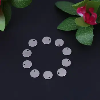 100PCs 10mm Round Tags Stainless Steel Silver Stamping Blanks Charm Pendants DIY Jewelry Findings Accessories For Lettering NEW
100PCs 10mm Round Tags Stainless Steel Silver Stamping Blanks Charm Pendants DIY Jewelry Findings Accessories For Lettering NEW