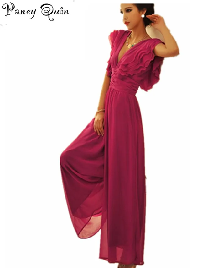 Summer 2018 beach jumpsuits rompers womens jumpsuit deep V SEXY chiffon flouncing macacao feminino overalls for women vestidos
Summer 2018 beach jumpsuits rompers womens jumpsuit deep V SEXY chiffon flouncing macacao feminino overalls for women vestidos
