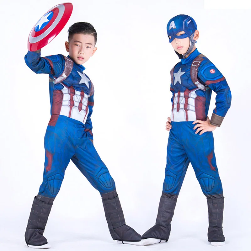 New High Quality Bod's Captain America Fantasia Fancy Dress Halloween Book Week Kid Avengers Superhero Cosplay Costume
New High Quality Bod's Captain America Fantasia Fancy Dress Halloween Book Week Kid Avengers Superhero Cosplay Costume