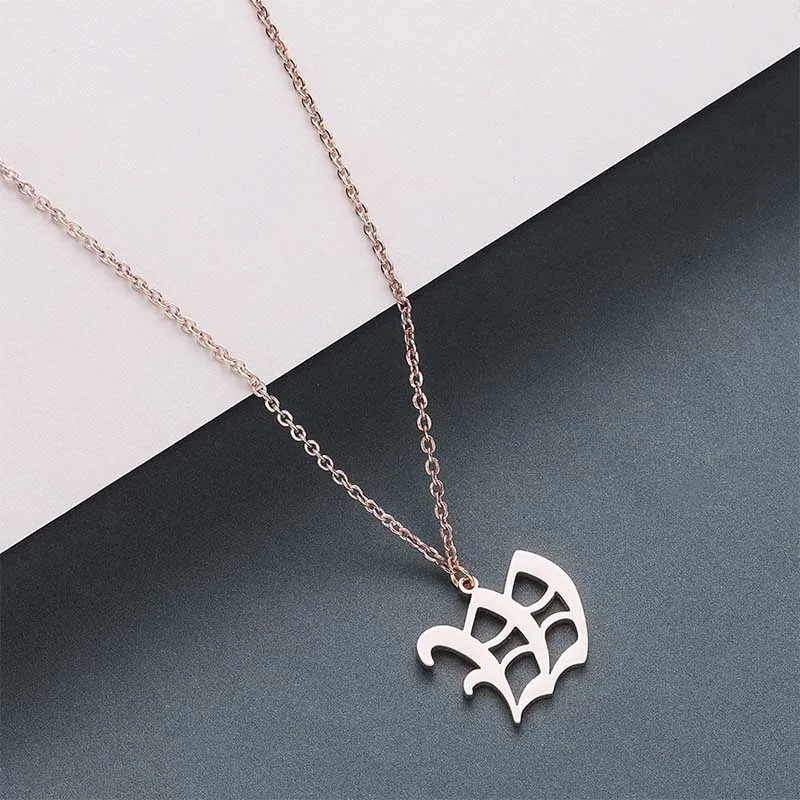 Fashion Old English Custom Capital Initial A-Z Letter Pendant Necklace Men Vintage Font Personalized Necklace Women Jewelry
Fashion Old English Custom Capital Initial A-Z Letter Pendant Necklace Men Vintage Font Personalized Necklace Women Jewelry