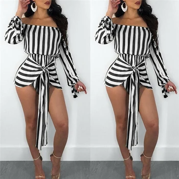 Women Playsuit Summer Striped Long Sleeve Jumpsuit Rompers Womens Jumpsuit Streetwear Lace Up One Piece Romper Ladies Playsuit
Women Playsuit Summer Striped Long Sleeve Jumpsuit Rompers Womens Jumpsuit Streetwear Lace Up One Piece Romper Ladies Playsuit