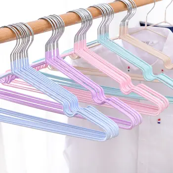 10 PCs New Stainless Steel Clothes Hanger Nano Impregnation With Groove Storage Racks Wardrobe Laundry Drying Rack 40.4*19.4cm
10 PCs New Stainless Steel Clothes Hanger Nano Impregnation With Groove Storage Racks Wardrobe Laundry Drying Rack 40.4*19.4cm