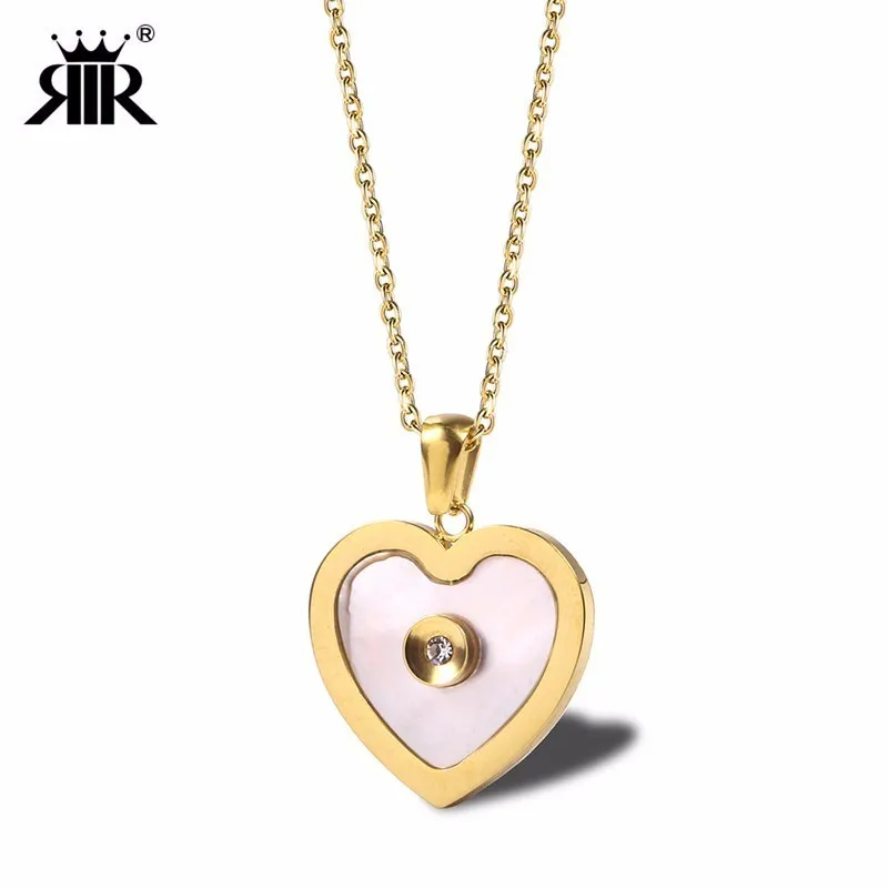 RIR Stainless Steel Heart Shaped Crystal Pendant Necklace Heart Original Love Necklace Valentine's Day Best Jewelry Gift
RIR Stainless Steel Heart Shaped Crystal Pendant Necklace Heart Original Love Necklace Valentine's Day Best Jewelry Gift