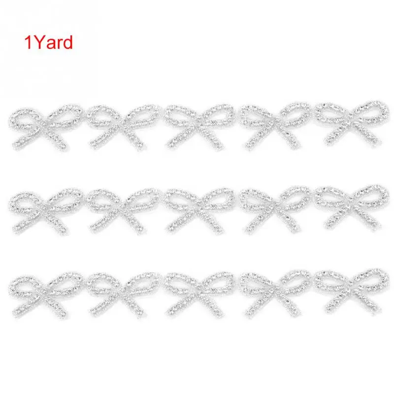 1Yard Crystal Rhinestone Chain Bow Dress Decoration Trim Applique Sewing Rhinestone Trim
1Yard Crystal Rhinestone Chain Bow Dress Decoration Trim Applique Sewing Rhinestone Trim