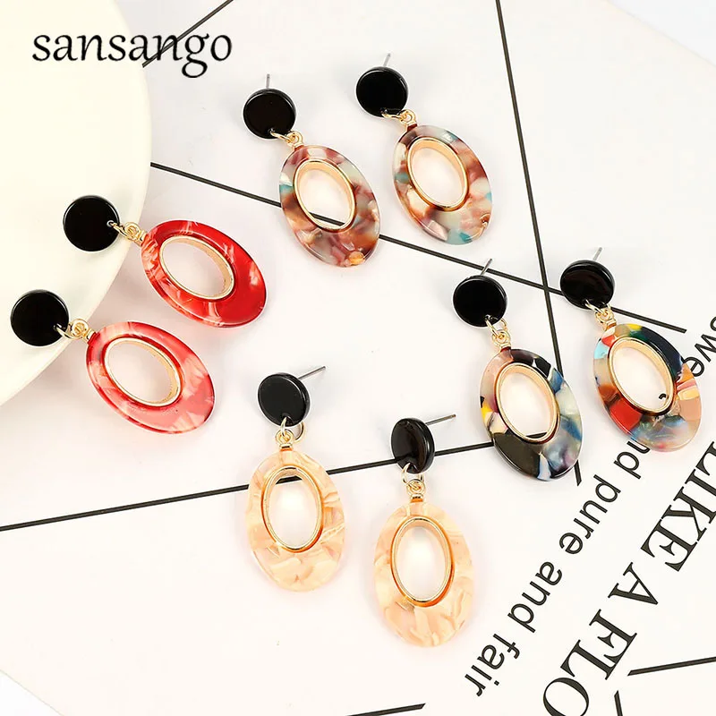 Fashion Trend Acetic Acid Resin Oval Dangle Earrings For Women Girls Geometry Big Oval Tortoiseshell Earrings Jewelry Gifts
Fashion Trend Acetic Acid Resin Oval Dangle Earrings For Women Girls Geometry Big Oval Tortoiseshell Earrings Jewelry Gifts