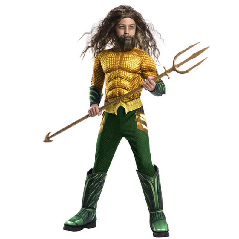 Hot Boys Muscle Aquaman Costume Cosplay Kids Superhero Party Cosplay Jumpsuit Halloween Carnival Fantasia Fancy Dress Outfits
Hot Boys Muscle Aquaman Costume Cosplay Kids Superhero Party Cosplay Jumpsuit Halloween Carnival Fantasia Fancy Dress Outfits