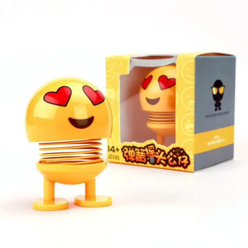 Emoji Smile Shaking Head Doll Toy Plastic Cartoon Funny Model Ornaments Decor For Car Living Room Bedroom Shop Birthday Party
Emoji Smile Shaking Head Doll Toy Plastic Cartoon Funny Model Ornaments Decor For Car Living Room Bedroom Shop Birthday Party