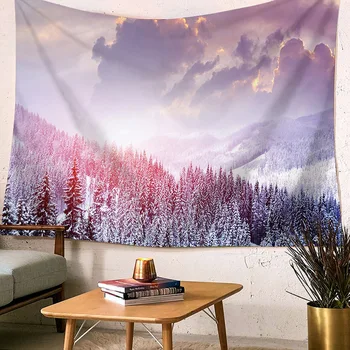 Forest Nature Art Tapestry Macrame Wall Hanging Boho Decor Psychedelic Mountain Dorm Headboard Mural Wall Cloth Carpet Throw Rug
Forest Nature Art Tapestry Macrame Wall Hanging Boho Decor Psychedelic Mountain Dorm Headboard Mural Wall Cloth Carpet Throw Rug