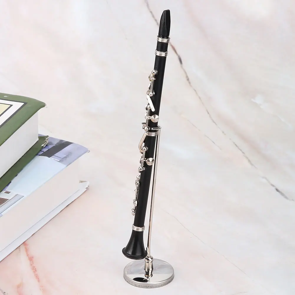 16cm Mini Clarinet Model Musical Instrument Ornaments Decoration Display Figurine Home Decor
16cm Mini Clarinet Model Musical Instrument Ornaments Decoration Display Figurine Home Decor