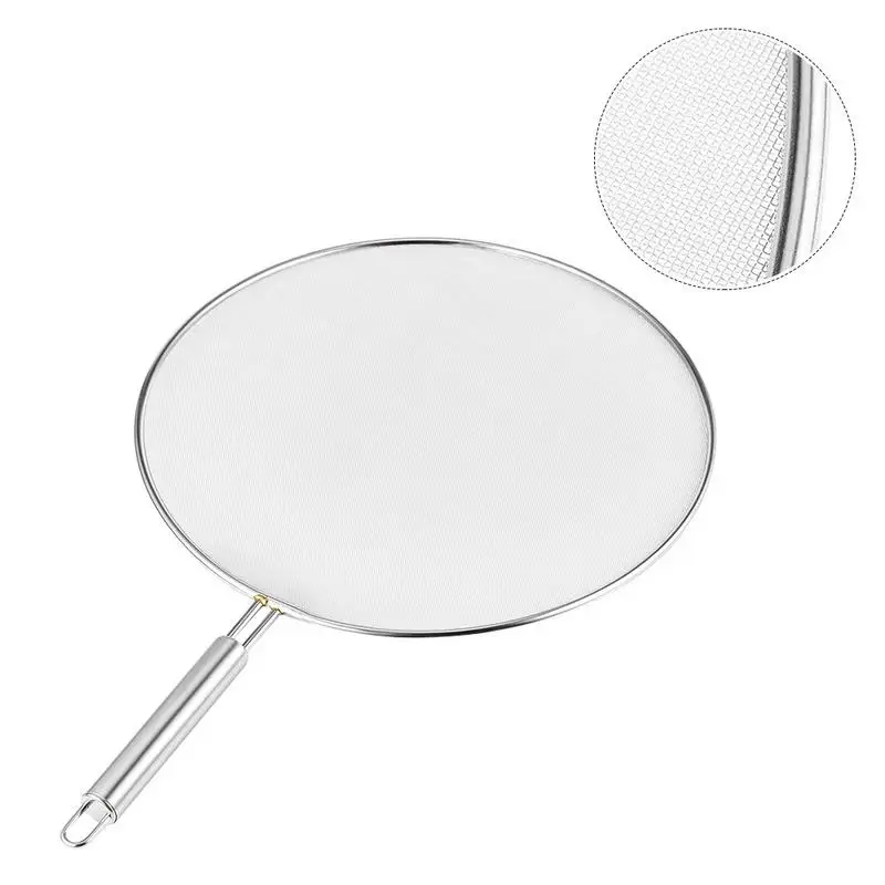 New Splash Cover Oil Net Stainless Steel Oil Net Filter Oil Screen Safe Large Colander Filtration Sieve Flour Easy Storage
New Splash Cover Oil Net Stainless Steel Oil Net Filter Oil Screen Safe Large Colander Filtration Sieve Flour Easy Storage