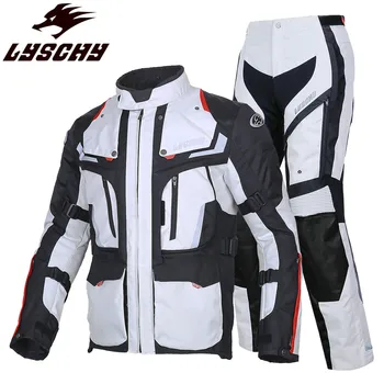 LYSCHY 3-layer Touring Riding Motorcycle Jacket Pants Moto Body Armor Suit Clothing Coat Rider Chaqueta Enduro Raincoat Jackets
LYSCHY 3-layer Touring Riding Motorcycle Jacket Pants Moto Body Armor Suit Clothing Coat Rider Chaqueta Enduro Raincoat Jackets