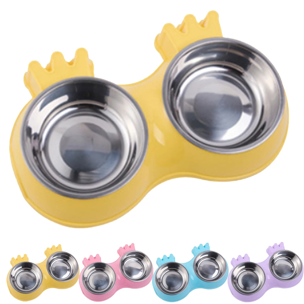 Stainless Steel Double Pet Bowls For Dog Puppy Cats Food Slip-Proof Detachable Water Feeder Pets Supplies Feeding Dishes Bowl
Stainless Steel Double Pet Bowls For Dog Puppy Cats Food Slip-Proof Detachable Water Feeder Pets Supplies Feeding Dishes Bowl