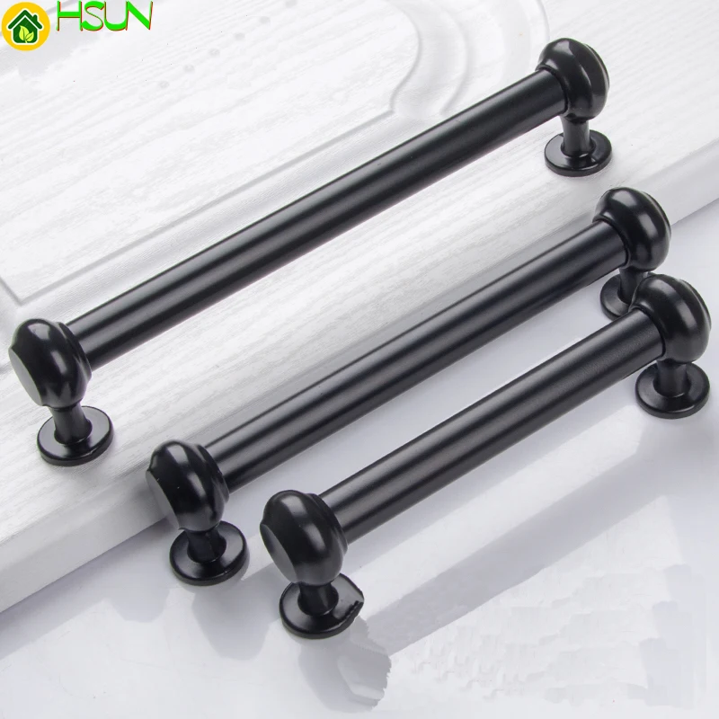 1 pc Zinc Alloy Simple Door Knobs Modern Drawer Cabinet Kitchen Handles Black Handle For Furniture Accessories 128-320mm
1 pc Zinc Alloy Simple Door Knobs Modern Drawer Cabinet Kitchen Handles Black Handle For Furniture Accessories 128-320mm