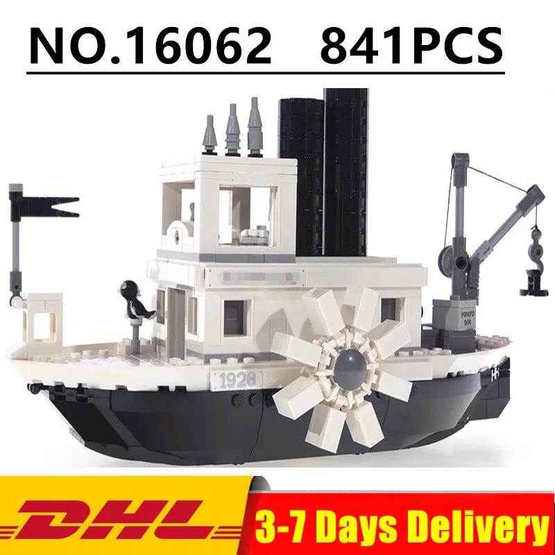 2019 New Lepin 16062 841pcs Ideas Steamboat Willie Model Building Kits Blocks Bricks Compatible Legoinglys 10197 Brick
2019 New Lepin 16062 841pcs Ideas Steamboat Willie Model Building Kits Blocks Bricks Compatible Legoinglys 10197 Brick