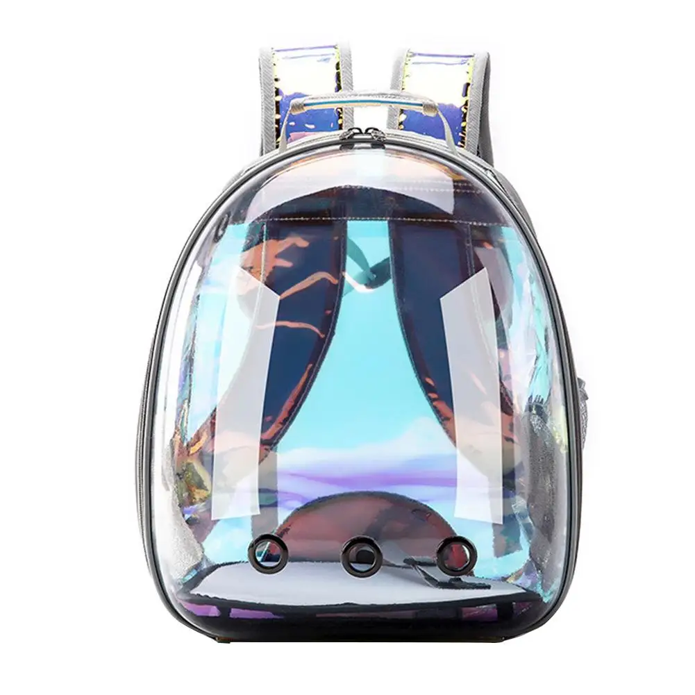 Laser Transparent Breathable Portable Pet Carrier Bag Outdoor Travel puppy cat bag Transparent Space Pet Backpack Capsule 4
Laser Transparent Breathable Portable Pet Carrier Bag Outdoor Travel puppy cat bag Transparent Space Pet Backpack Capsule 4