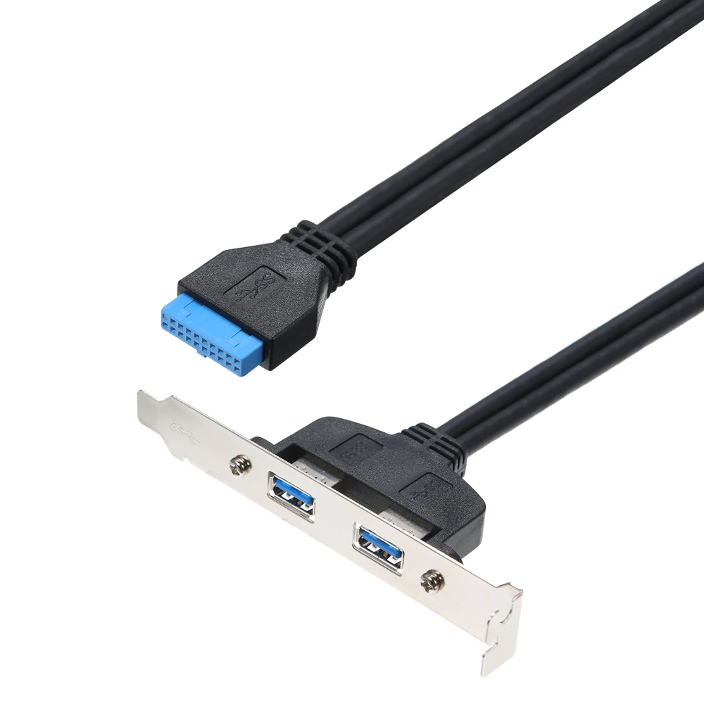 USB 3.0 Internal Baffle Chassis PCIe Cable Panel 20Pin to USB 3.0 Female Double Headed Cord Wire
USB 3.0 Internal Baffle Chassis PCIe Cable Panel 20Pin to USB 3.0 Female Double Headed Cord Wire