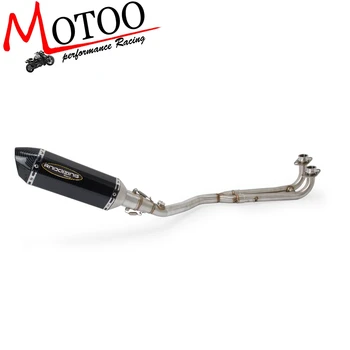 Motorcycle Full Exhaust System Slip On Header Pipe Front Pipe Muffler For YAMAHA XP500 530 TMAX530 T-MAX 530 TMAX 500 2008-2016
Motorcycle Full Exhaust System Slip On Header Pipe Front Pipe Muffler For YAMAHA XP500 530 TMAX530 T-MAX 530 TMAX 500 2008-2016