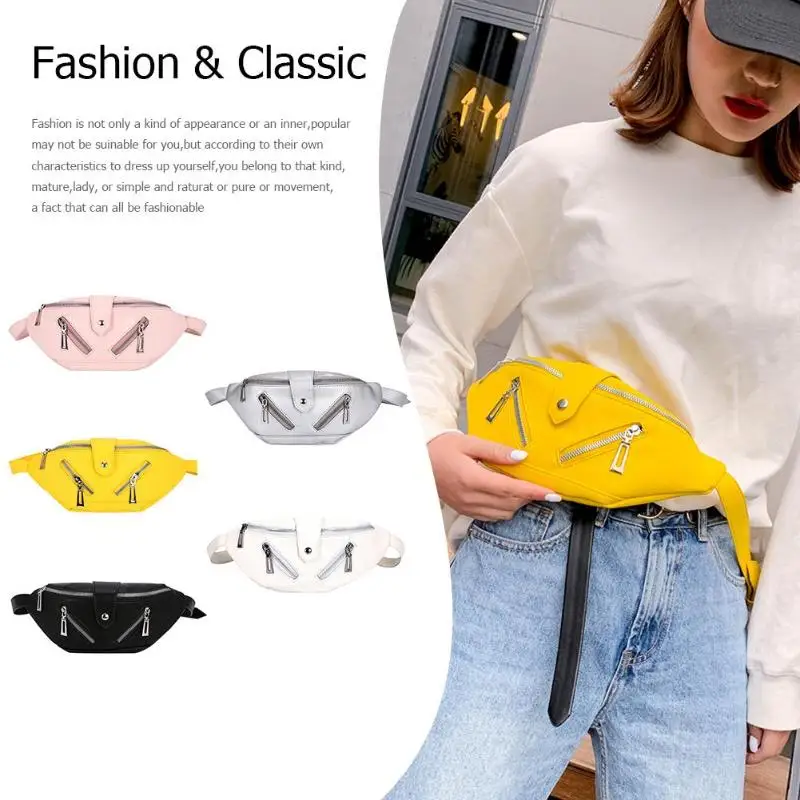 Casual Women PU Leather Fanny Pack Waist Bag Messenger Belt Mini Chest Antitheft Walking Shopping Band belt Multi-function Bag
Casual Women PU Leather Fanny Pack Waist Bag Messenger Belt Mini Chest Antitheft Walking Shopping Band belt Multi-function Bag