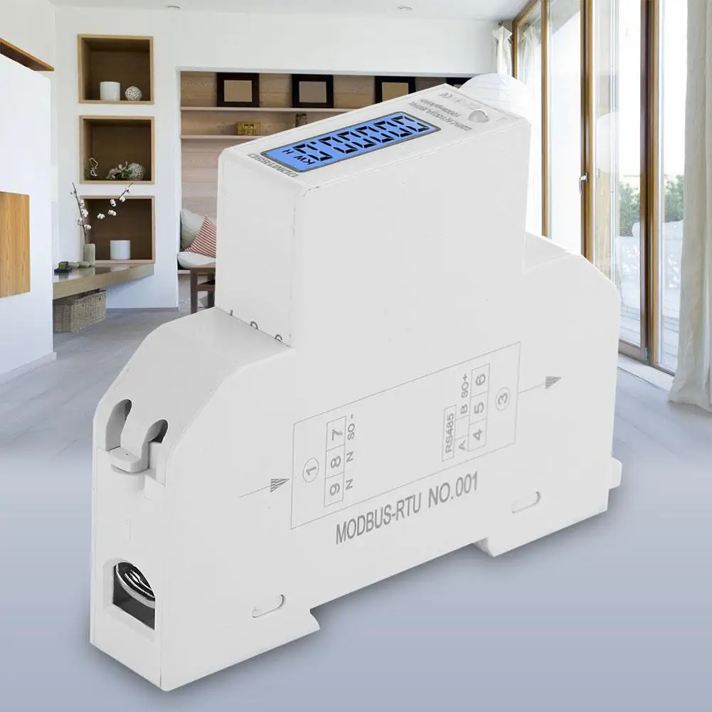 5-100A Electricity Power Energy Meter LCD Digital Display Single Phase Din Rail Electricity Power Consumption Energy Watt Meter
5-100A Electricity Power Energy Meter LCD Digital Display Single Phase Din Rail Electricity Power Consumption Energy Watt Meter