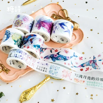 3.5-4cm*5m watert12 whale Cute w34 Masking Scrapbooking Stikcer Creative Adhesive Decoration Student Supplies Washi Tape
3.5-4cm*5m watert12 whale Cute w34 Masking Scrapbooking Stikcer Creative Adhesive Decoration Student Supplies Washi Tape