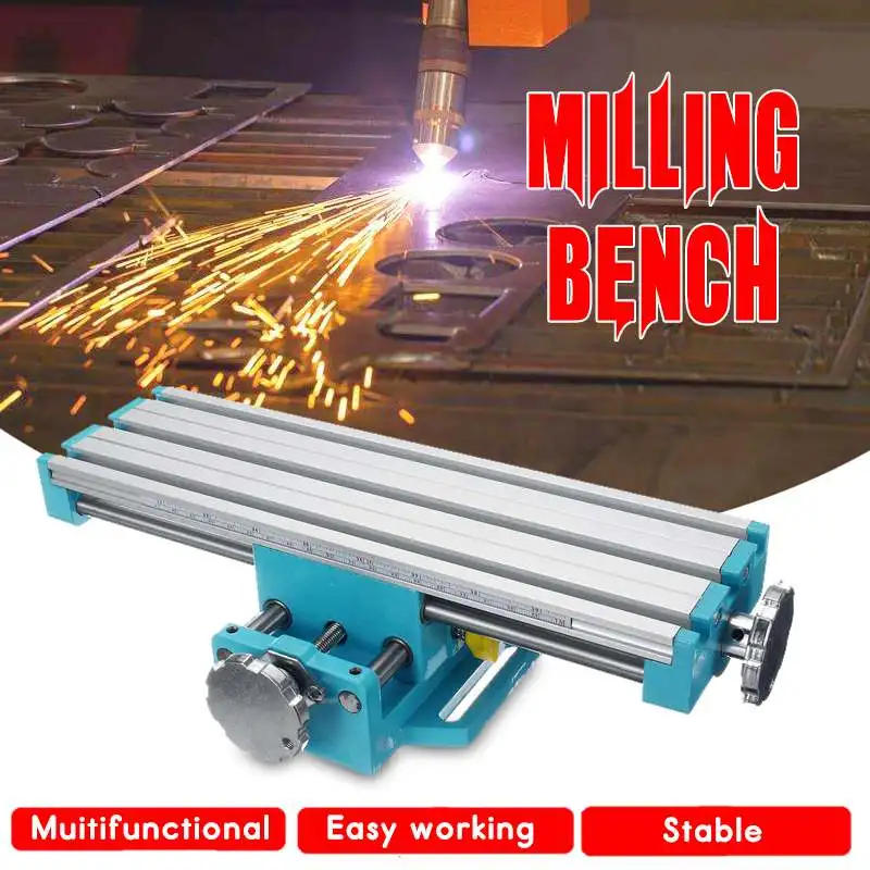 Multi-function Mini Precisions Milling Machine Worktable Drill Vise Fixture Working Table X Y-axis Adjustment Coordinate Table
Multi-function Mini Precisions Milling Machine Worktable Drill Vise Fixture Working Table X Y-axis Adjustment Coordinate Table
