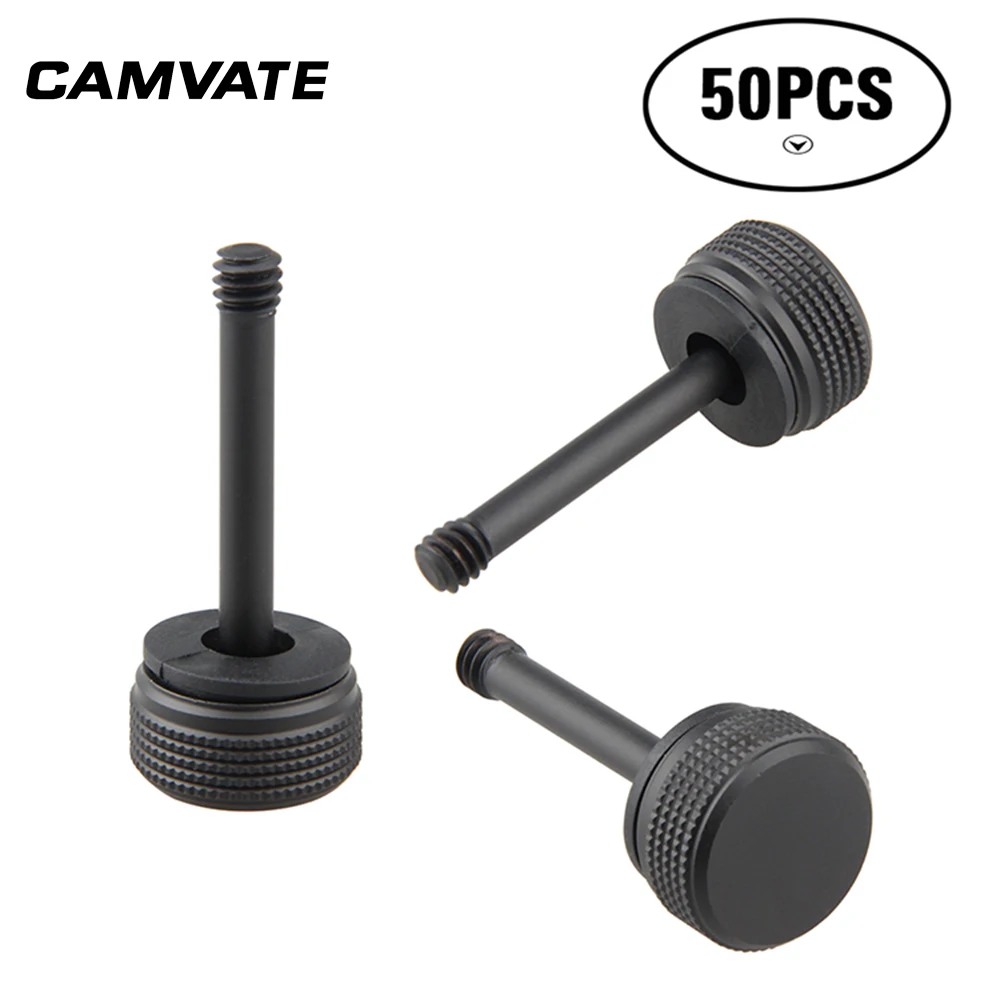 CAMVATE 50pc Thumb Screw 1/4"-20 Thread with Plastic Nut for DJI OSM Extended Arm ER116
CAMVATE 50pc Thumb Screw 1/4"-20 Thread with Plastic Nut for DJI OSM Extended Arm ER116