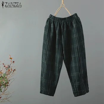Plus Size Harem Pants ZANZEA 2020 Women Vintage Check Pantalon Female Elastic Waist Trousers Autumn Casual Palazzo Pants Kaftan
Plus Size Harem Pants ZANZEA 2020 Women Vintage Check Pantalon Female Elastic Waist Trousers Autumn Casual Palazzo Pants Kaftan