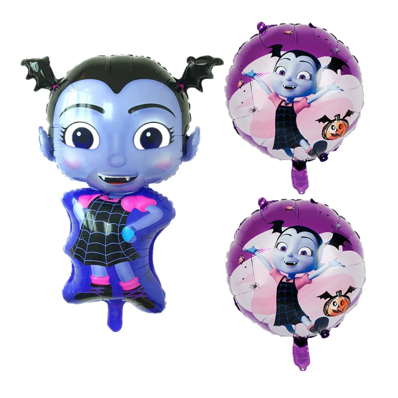1pcs/lot 3D Vampire Girl Witch Helium Foil Balloons Children Toys Birthday Christmas Party Vampirina Cartoon Balloon Decoration
1pcs/lot 3D Vampire Girl Witch Helium Foil Balloons Children Toys Birthday Christmas Party Vampirina Cartoon Balloon Decoration
