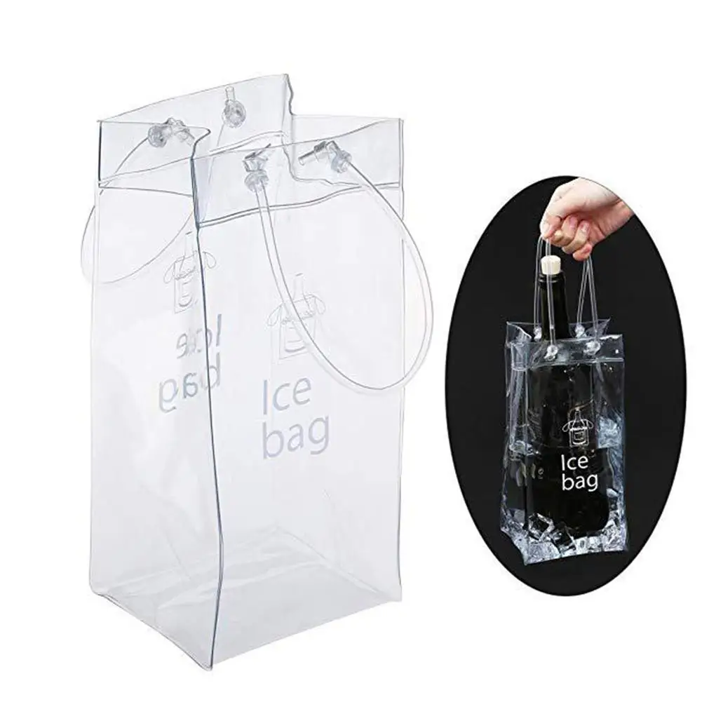 2PCS PVC Leakproof Ice Bag Environmentally Friendly Transparent Ice Pack Portable Ice Bucket Wine Champagne Bottle Chiller With
2PCS PVC Leakproof Ice Bag Environmentally Friendly Transparent Ice Pack Portable Ice Bucket Wine Champagne Bottle Chiller With