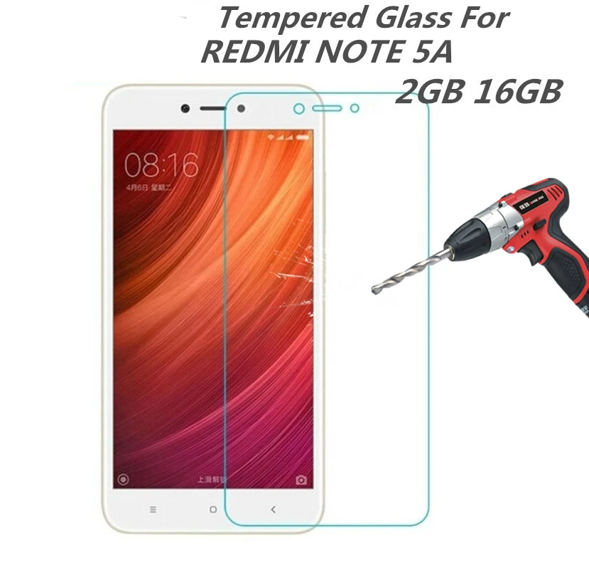 

Tempered Glass For XIAOMI REDMI NOTE 5A 5.5 Inch 2GB 16GB Screen Protective Cover Smartphone Case On Toughened Note5A 5 A 9H On
