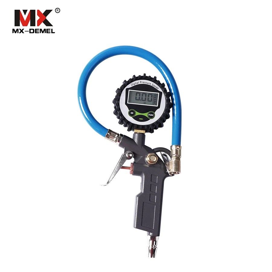 Digital Car Truck Air Tire Vehicle Tester Tyre Inflation Gun Monitoring Tool Pressure Inflator Gauge LCD Display Dial Meter | Инструменты