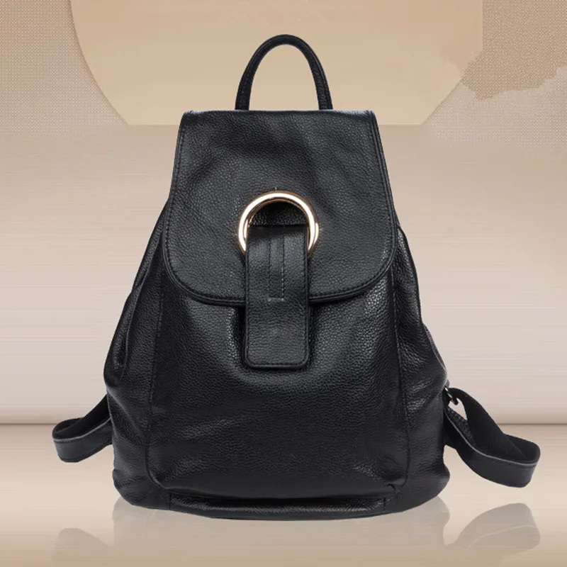 2019 Cowhide Shoulders Package Woman Genuine Leather Woman Package Function Portable Backpack
2019 Cowhide Shoulders Package Woman Genuine Leather Woman Package Function Portable Backpack