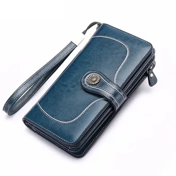 Woman Luxury Purse Genuine Leather Female Long Wallet Women Zipper Purse Strap Clutch Wallet Coin Purse Womens Cowhide Purses
Woman Luxury Purse Genuine Leather Female Long Wallet Women Zipper Purse Strap Clutch Wallet Coin Purse Womens Cowhide Purses