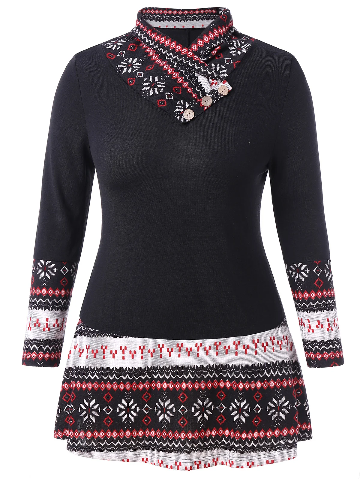 Wipalo Women Plus Size Tribal Print Panel T Shirt Shawl Collar Long Sleeves Patchwork Casual Ladies Tee Female Spring Tops 5XL
Wipalo Women Plus Size Tribal Print Panel T Shirt Shawl Collar Long Sleeves Patchwork Casual Ladies Tee Female Spring Tops 5XL